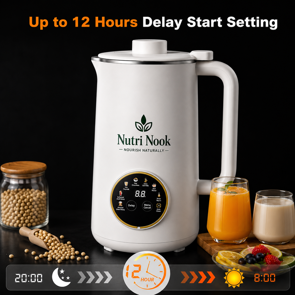Nutrinook Plant Milk, Juice & More In Minutes