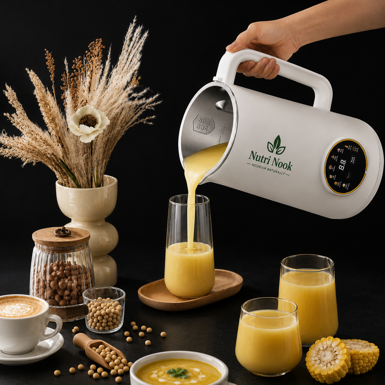 Nutrinook Plant Milk, Juice & More In Minutes
