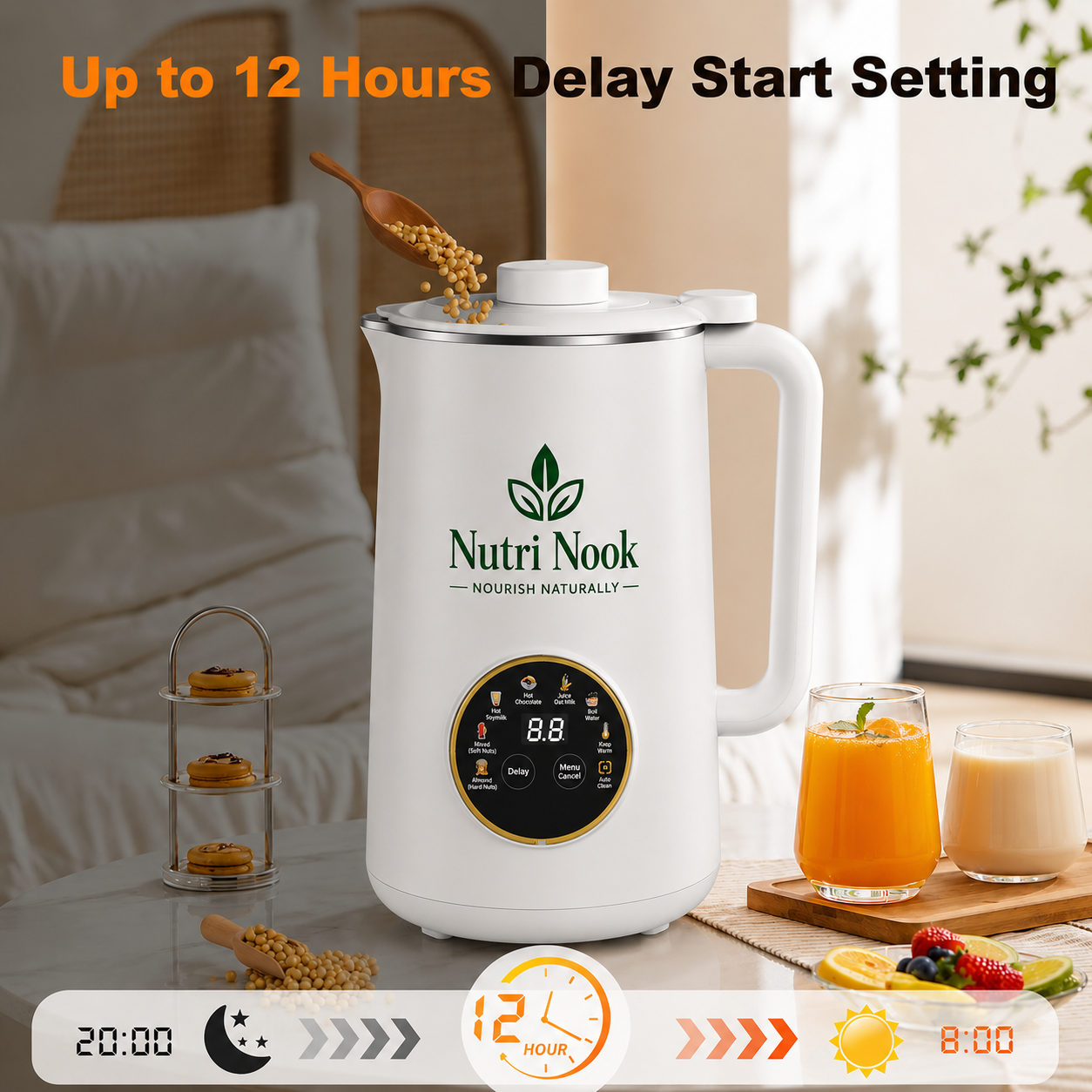 Nutrinook Plant Milk, Juice & More In Minutes